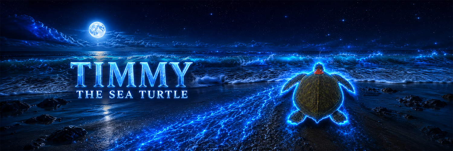 Timmy The Sea Turtle returning to the Atlantic